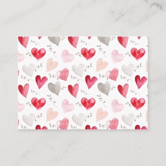 ベビーリトルスウィートベビーシャワー用の本 エンクロージャーカード (裏面)