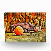 ベビーリノアクリル系ブロック フォトブロック (正面)