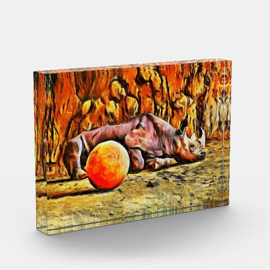 ベビーリノアクリル系ブロック フォトブロック (左)