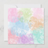 ベビーリビールベビーシャワー招待状おむつ付き 招待状 (裏面)