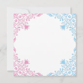 ベビーリビールベビーシャワー招待状 招待状 (裏面)