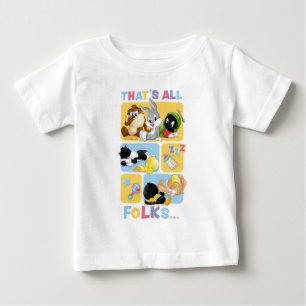 ベビールーニーチューンズキャラクター がすべてのフォーク ベビーTシャツ