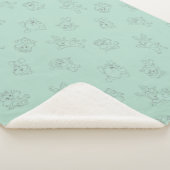 ベビールーニーTUNES™ウィンターパターン シェルパブランケット (3/4)