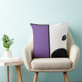 ベビールーム可愛い_紫,白,黒, RMDESIGNFLO55 クッション (椅子)