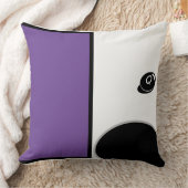 ベビールーム可愛い_紫,白,黒, RMDESIGNFLO55 クッション (ブランケット)