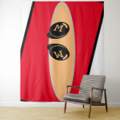 ベビールームCUTE_RED_WHITE_BLACK_ RMDESIGNFLO55 タペストリー (インサイチュ)