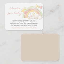 ベビーレインボーとスターのベビーシャワーにおすすめの絵本 エンクロージャーカード