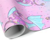 ベビーレインボードラゴンパターン ラッピングペーパー (ロールコーナー)