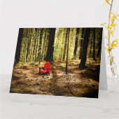 ベビーレッドネック折りグリーティングカード カード (黄色い花)