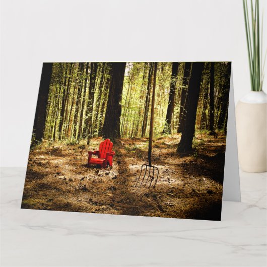 ベビーレッドネック折りグリーティングカード カード (正面)