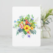 ベビーレッドマカオ熱帯花ノートカード シーズンカード (スタンド正面)