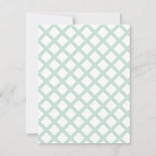 ベビーレプレシャン赤ちゃんシャワー推理ゲーム 招待状 (裏面)