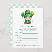 ベビーレプレシャン赤ちゃんシャワー推理ゲーム 招待状 (正面/裏面)