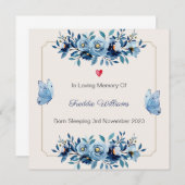 ベビーロス少年フローラバタフライメモリアルフラットカード (正面/裏面)