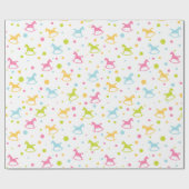 ベビーロッキングホース ラッピングペーパー (フラット)