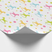 ベビーロッキングホース ラッピングペーパー (角)