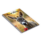 ベビーロバ平和自然赤ケシ畑 ノートブック (右側)