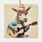 ベビーロバ族オーナメント、ロバ愛好家ギフト セラミックオーナメント (正面)