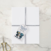 ベビーロボットのベビーシャワー用ギアリング ギフトタグ (より糸付き)