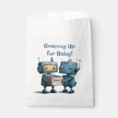 ベビーロボットのベビーシャワー用ギアリング フェイバーバッグ (正面)