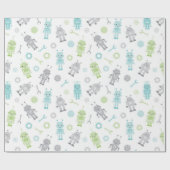 ベビーロボットラッピング紙 ラッピングペーパー (フラット)