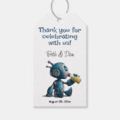 ベビーロボット – ベビーの準備 – Baby Shower ギフトタグ (正面)