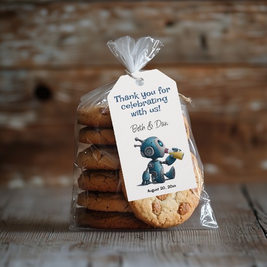 ベビーロボット – ベビーの準備 – Baby Shower ギフトタグ