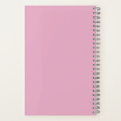 ベビーロムパーハットシューズガールベビーシャワーギフトリスト ノートブック (裏面)