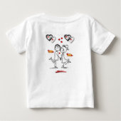 ベビーロンパース ベビーTシャツ (裏面)