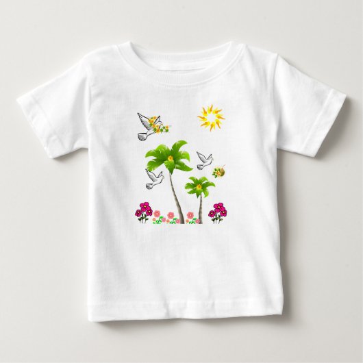ベビーロンパース ベビーTシャツ (正面)