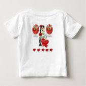 ベビーロンパース ベビーTシャツ (裏面)
