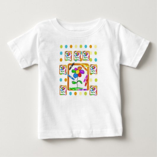 ベビーロンパース ベビーTシャツ (正面)