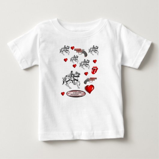 ベビーロンパース ベビーTシャツ (正面)
