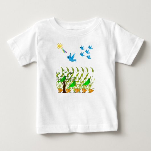 ベビーロンパース ベビーTシャツ (正面)