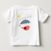 ベビーロンパース ベビーTシャツ (裏面)
