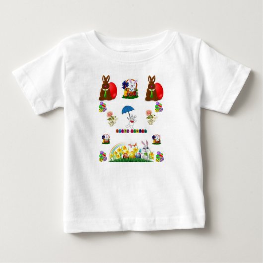 ベビーロンパース ベビーTシャツ (正面)
