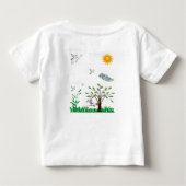 ベビーロンパース ベビーTシャツ (裏面)