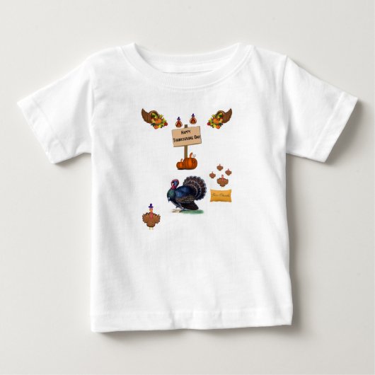 ベビーロンパース ベビーTシャツ (正面)