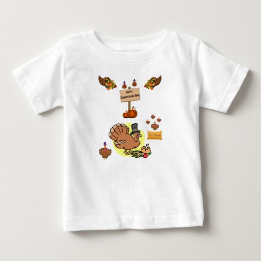 ベビーロンパース ベビーTシャツ (正面)