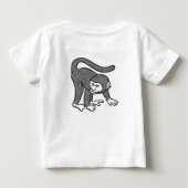 ベビーロンパース ベビーTシャツ (裏面)