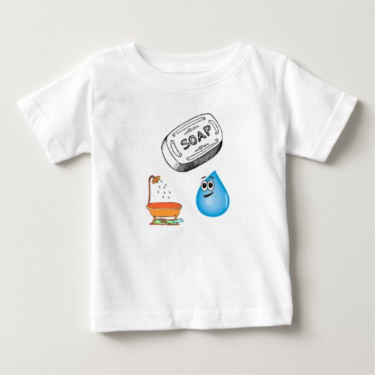 ベビーロンパース ベビーTシャツ (正面)