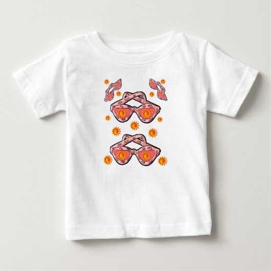 ベビーロンパース ベビーTシャツ (正面)