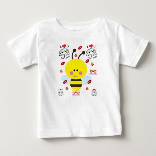 ベビーロンパース ベビーTシャツ (正面)