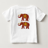 ベビーロンパース ベビーTシャツ (裏面)