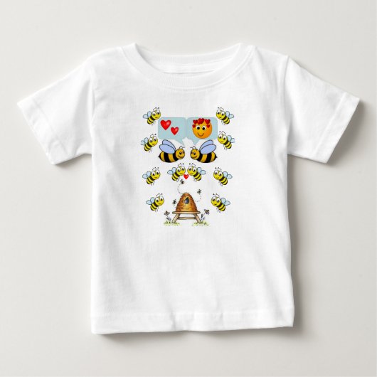 ベビーロンパース ベビーTシャツ (正面)