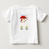 ベビーロンパース ベビーTシャツ (裏面)