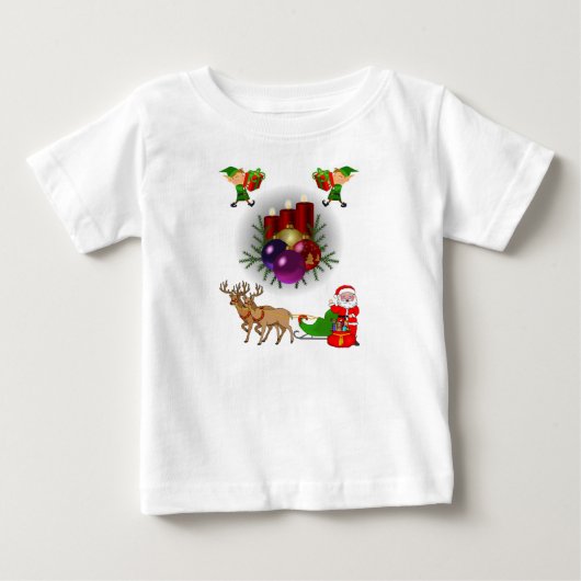 ベビーロンパース ベビーTシャツ (正面)