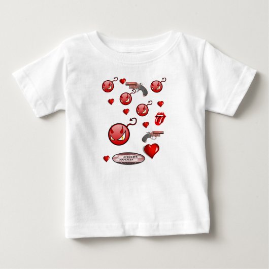 ベビーロンパース ベビーTシャツ (正面)