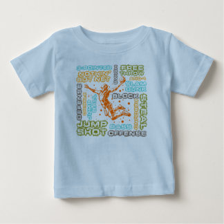 ベビーロンパー、バスケットボール ベビーTシャツ