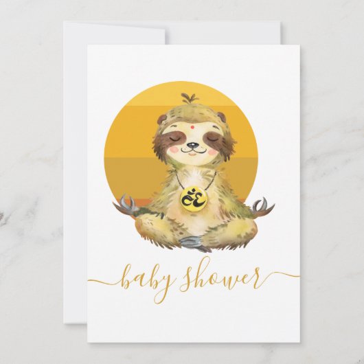 ベビーワイルドジャングルアニマルズ招待状 招待状 (裏面)